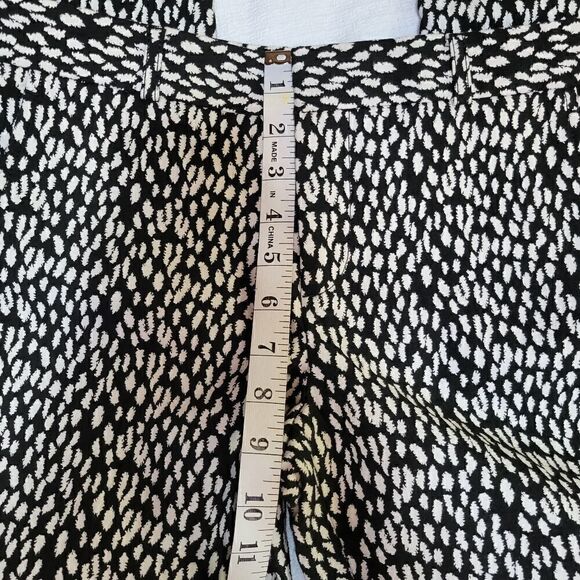 BANANA Republic Black Off-White Slim Fit Pants Size 2S Mint Condition - Picture 6 of 11